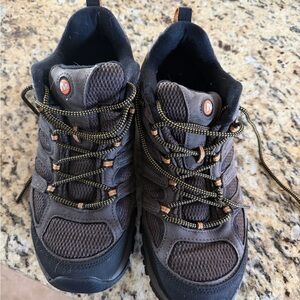 Merrell Men's Black and Brown Athletic Shoes